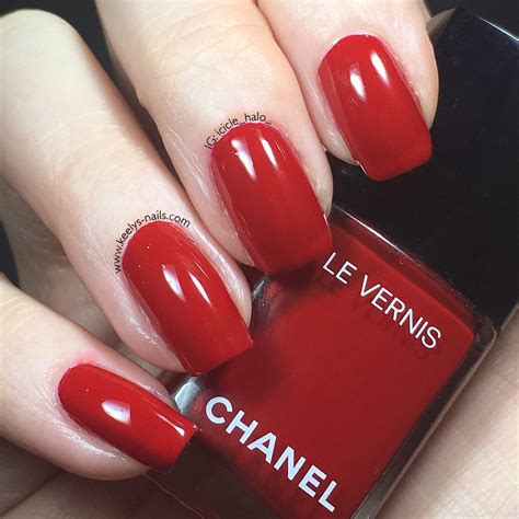 chanel rouge puissant nail polish.